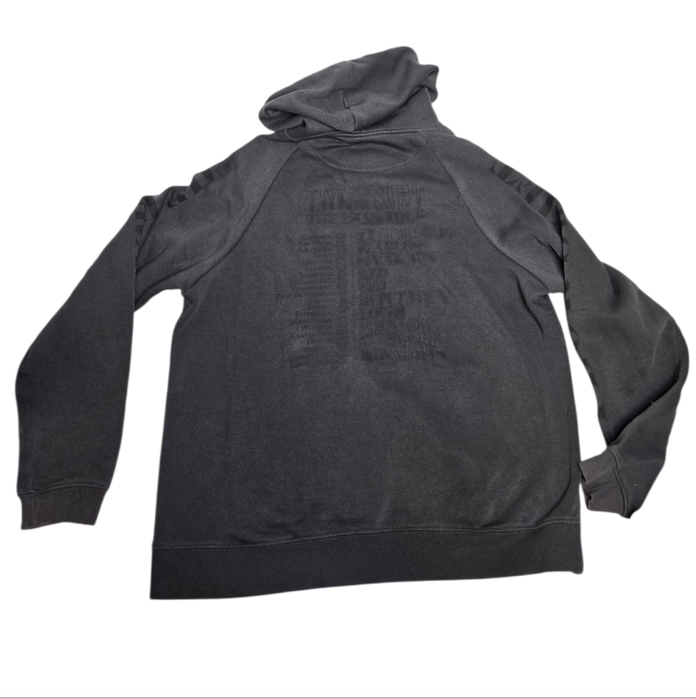 TAYLOR SWIFT The Eras Tour black charcoal oversized unisex hoodie sweatshirt L - Picture 4 of 11